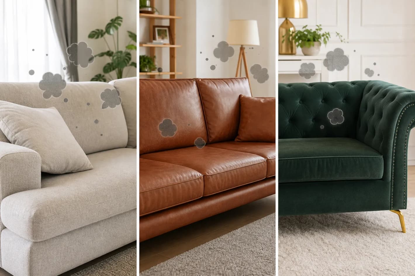 Why Does My Sofa Smell Musty? How to Remove Odours From a Couch | Hurryclean