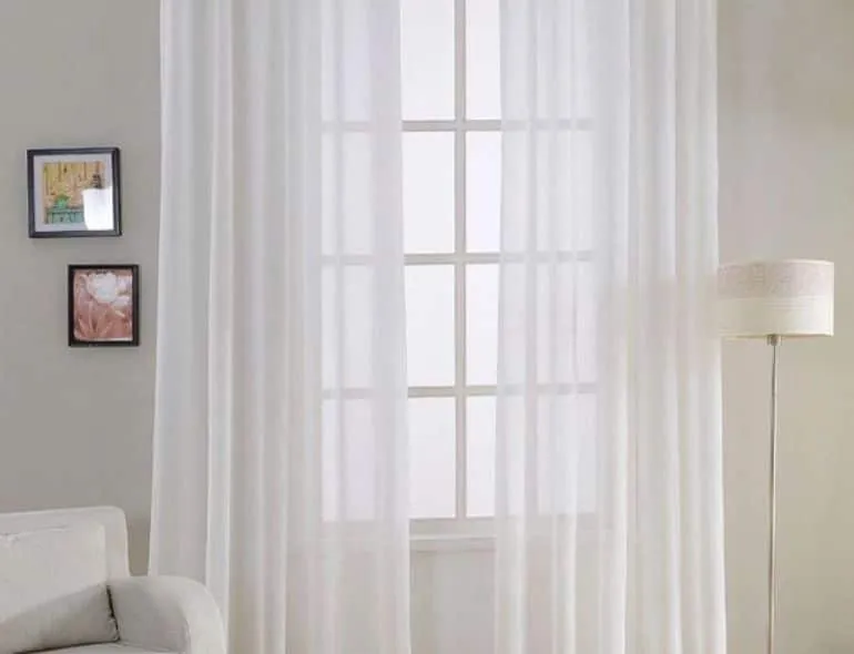 ผ้าม่านโปร่งแสง สะสมฝุ่นและไรฝุ่น